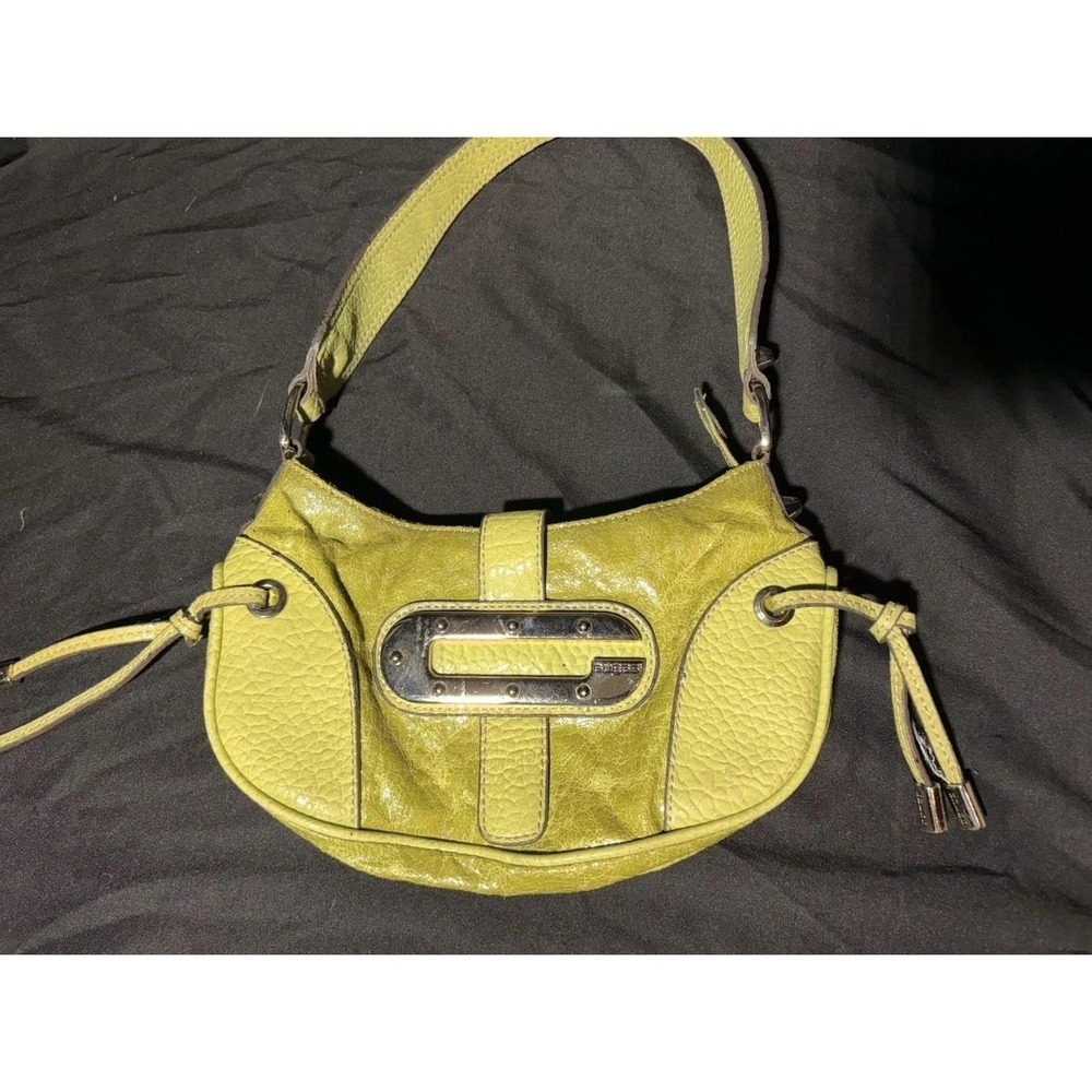 Vintage Y2K GUESS Lime Green Handbag RARE